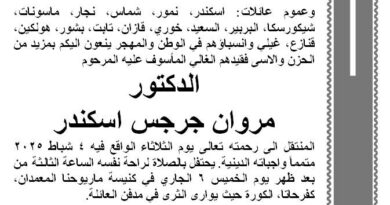 “صعب للدراسات” نعت المستشار المصرفي والمحلل المالي والاقتصادي الدكتور مروان اسكندر