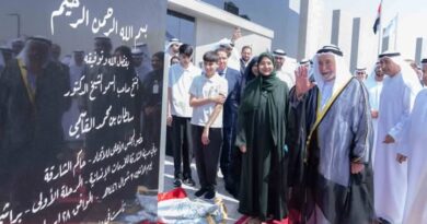 “سلطان القاسمي” يشهد مراسم افتتاح المباني الجديدة لمدينة الشارقة للخدمات الإنسانية في منطقة براشي
