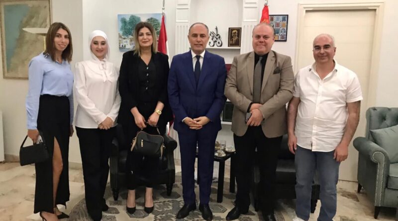 السفير التونسي بوراوي الإمام يستقبل وهيب سيقلي صاحب ثانوية غاردن سيتي
